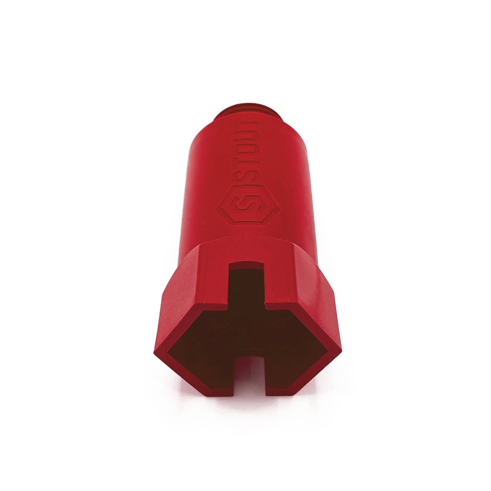 SFA 0035-200012 STOUT Пробка длинная 1/2 красная (10/100)