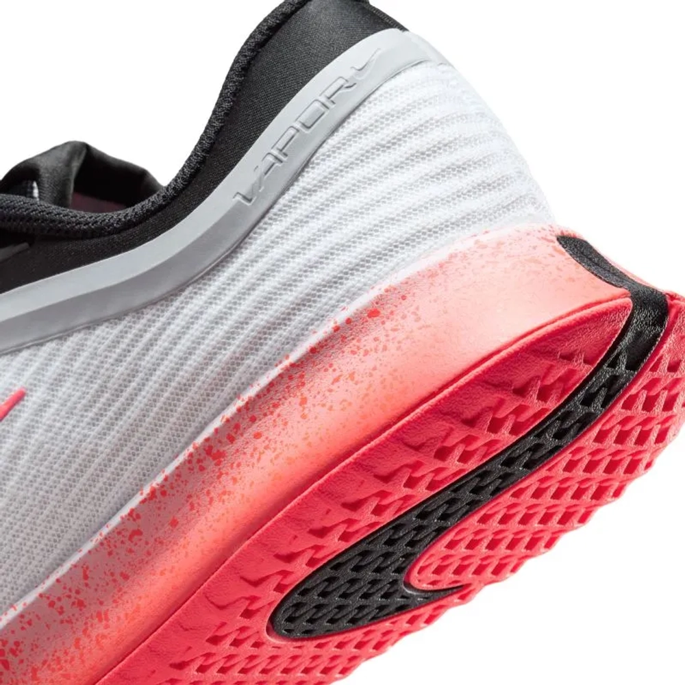 Женские теннисные кроссовки Nike Zoom Vapor Pro 3 HC Premium - white/hot lava/wolf grey