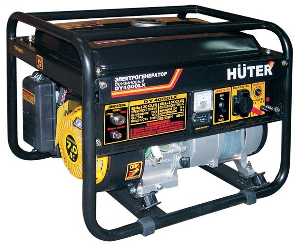 Портативный бензогенератор HUTER DY4000LX