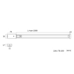 Шинопровод однофазный Favourite Practica 2201-TB-200
