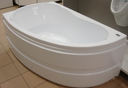 Акриловая ванна Bas (Бас) Алегра 150х90 L, с каркасом