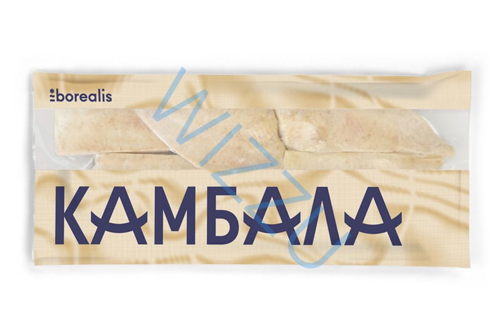 Камбала Морская кусок мороженый 700гр Borealis
