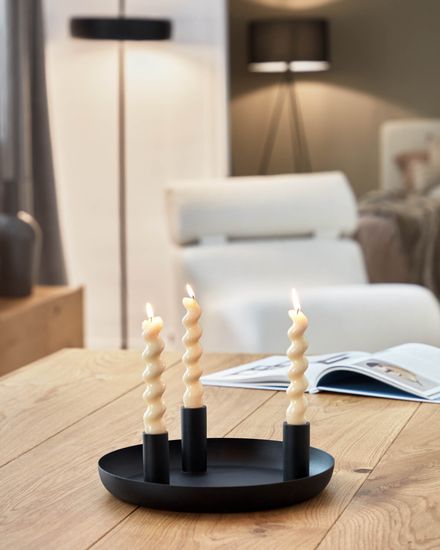 Стол Lotty из дубового шпона с натуральной отделкой и стеклянными ножками 160 x 90 см Испания