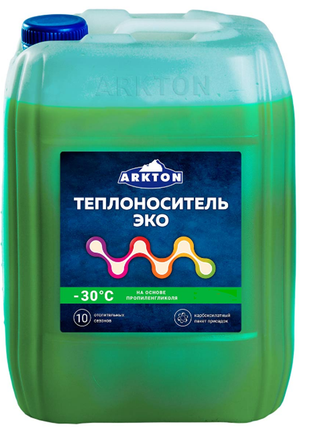 Теплоноситель на основе пропиленгликоля "Арктон-Эко-30" (от -30°С до +104°С), 10л/10,38кг
