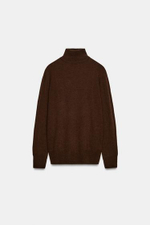 100% ЭКСТРА МЯГКИЙ ШЕРСТЯНОЙ СВИТЕР - ZARA
