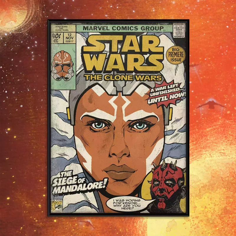 Постер «Star Wars The Clone Wars: The Siege of Mandalore»