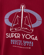 UNDERCOVER x BRIGITTE TANAKA СВИТШОТ БОРДОВЫЙ SUPER YOGA