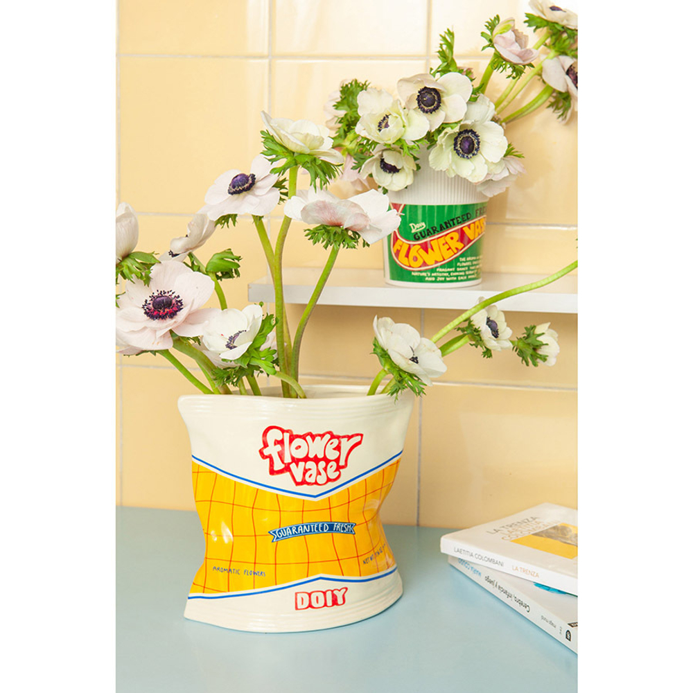 Ваза для цветов corner shop, chips bag, 17 см