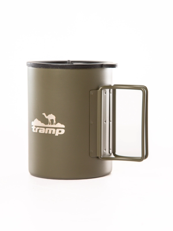 Кружка Tramp 400 мл складные ручки TRC-137.12 Оливковый
