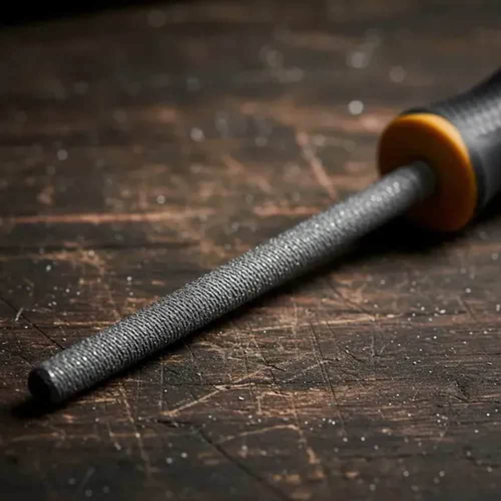 Напильник слесарный круглый INGCO HSRF088 INDUSTRIAL 200 мм
