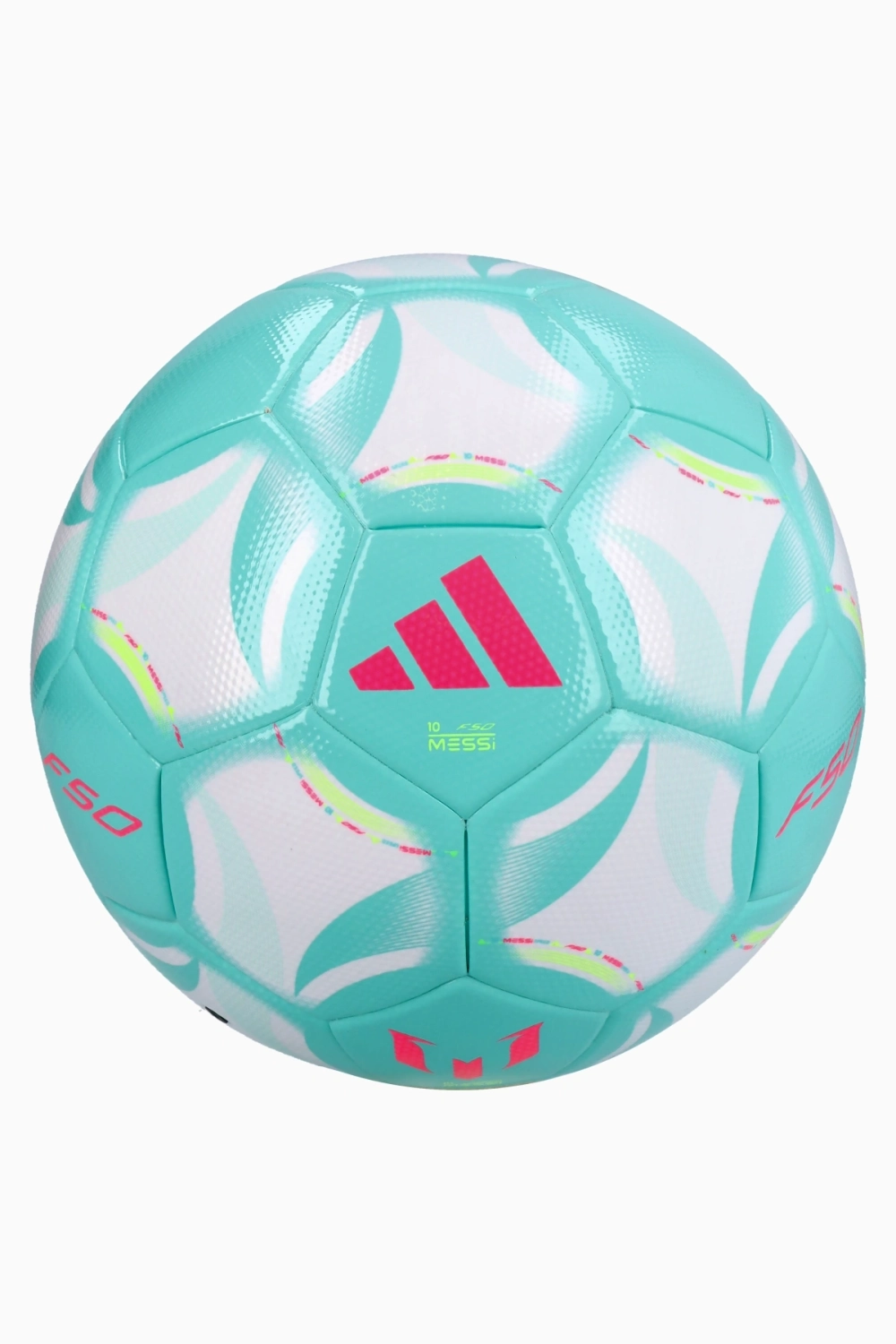 Футбольный мяч adidas Messi League размер 5 - бирюзовый