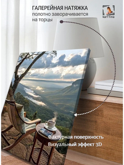 Картина "Осенний уют", интерьерная 50х70см 1шт.