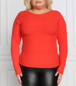 свитер acronimo plus size Persona by Marina Rinaldi - коралловый(1363472)