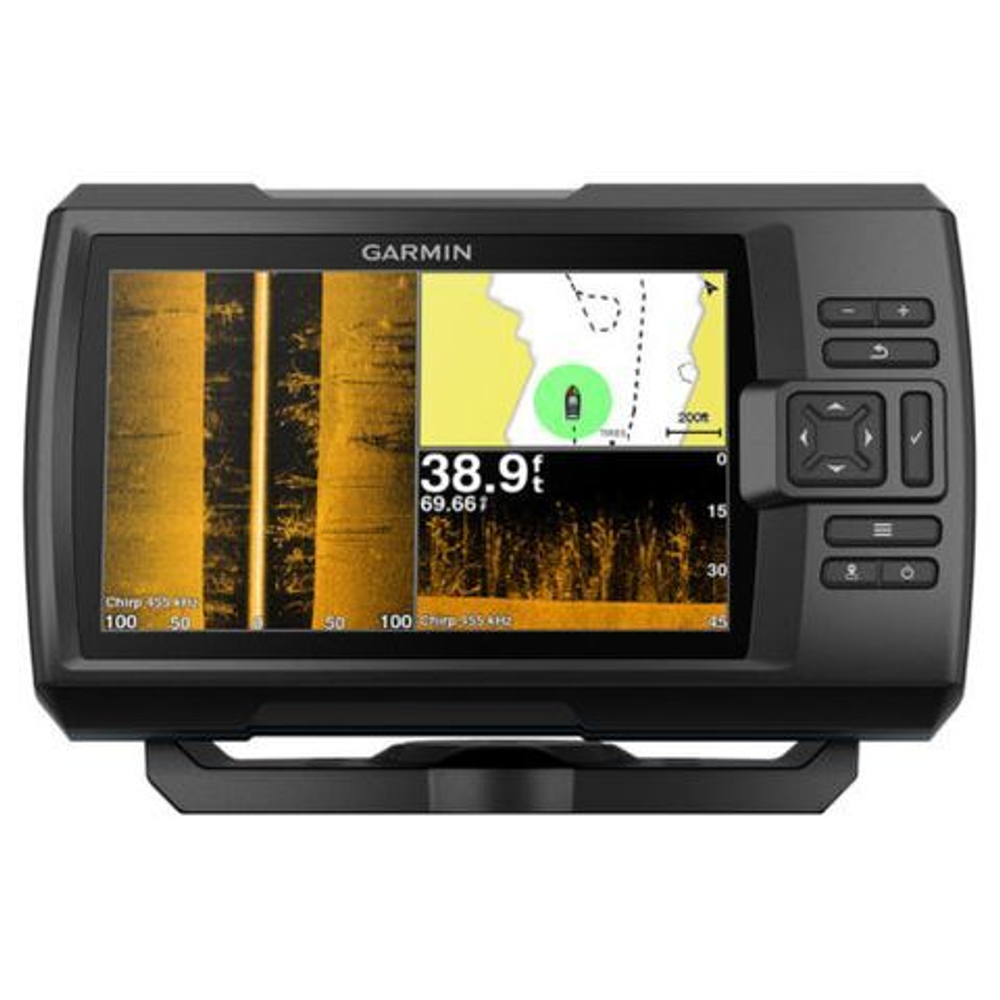 Garmin Striker Plus 7cv с транцевым трансдьюсером