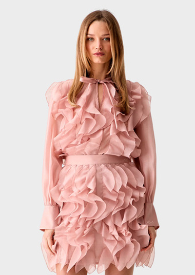 Блуза KARL LAGERFELD Ruffle Blouse
