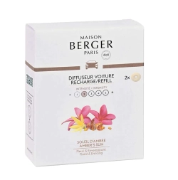 Maison Berger Paris Набор из 2 картриджей Amber Sun для автомобильного диффузора EAN 3127290069504