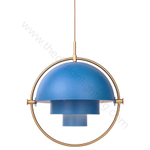 Pendant design lamp  Multi-Lite by Gubi (Blue)