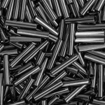 Японский бисер TOHO Bugle (стеклярус) 9mm (№81), металлизированный, непрозрачный глянцевый