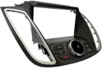 Магнитола для Ford Kuga 2 2017-2019 (SYNC 3, рамка с кнопками тип 1) - Teyes CC4L-DTS монитор 9" IPS, Android 14, Быстрая, Snapdragon 662, CarPlay, 4G SIM-слот