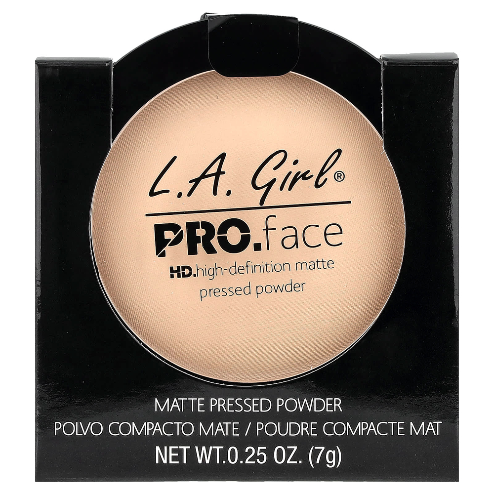 L.A. Girl, PRO. Матовая прессованная пудра для лица, GPP602 Classic, слоновая кость, 7 г (0,25 унции)