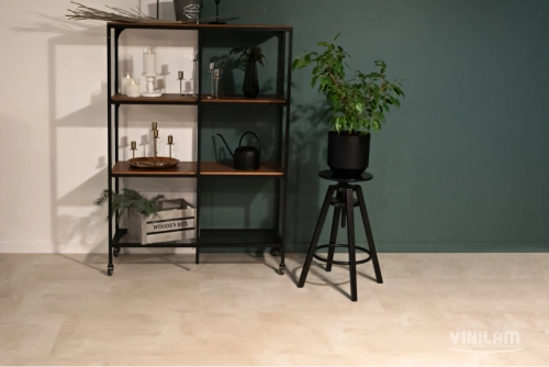 Кварц-винил WPC Vinilam Ceramo Stone 8 мм Бетон Белый 2.65 м2