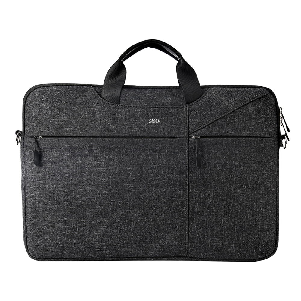 Sisea Fabric Handbag Laptop Bag Unisex Black/Gray/Pink