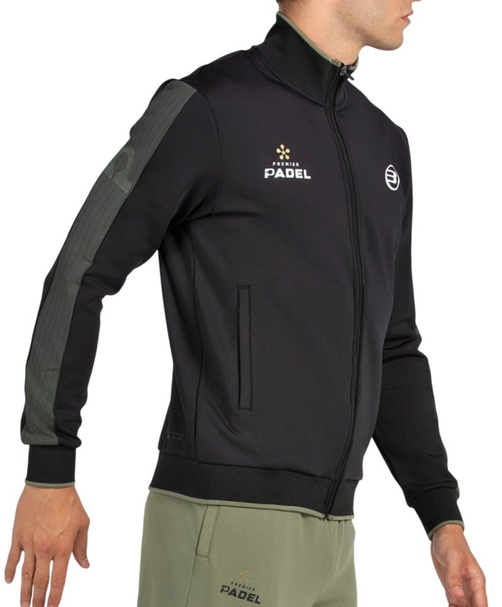 Мужская теннисная кофта Bullpadel Pindaro Sweatshirt - negro