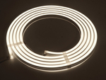 Неоновая лента нейтральная белая 24В IP67 10Вт/м 140 LED/м SMD2835 20×13 мм двойное свещение NE-DU2140-24-10-NW-67
