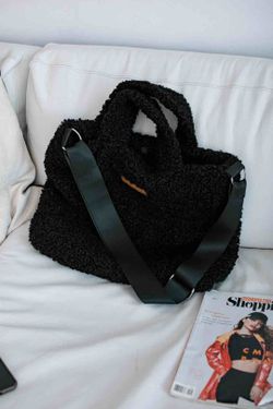 Шоппер AF-bag001 из экомеха черный