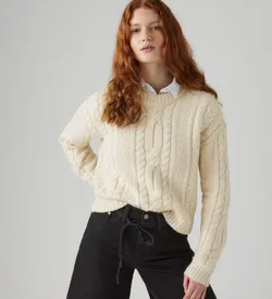 Джемпер женский LEVI'S INES CABLE SWEATER TOFU