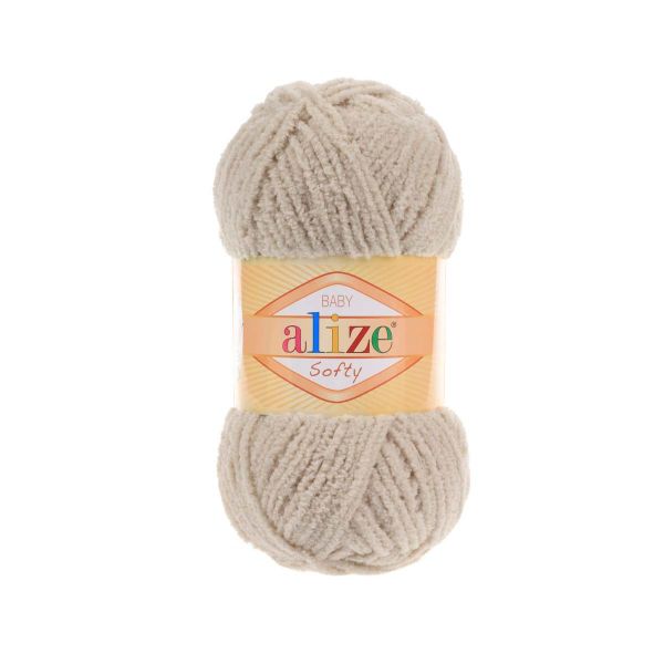 Пряжа Alize (Ализе) Softy / уп.5 мот. по 50 г, 115м, 115 лунный луч A