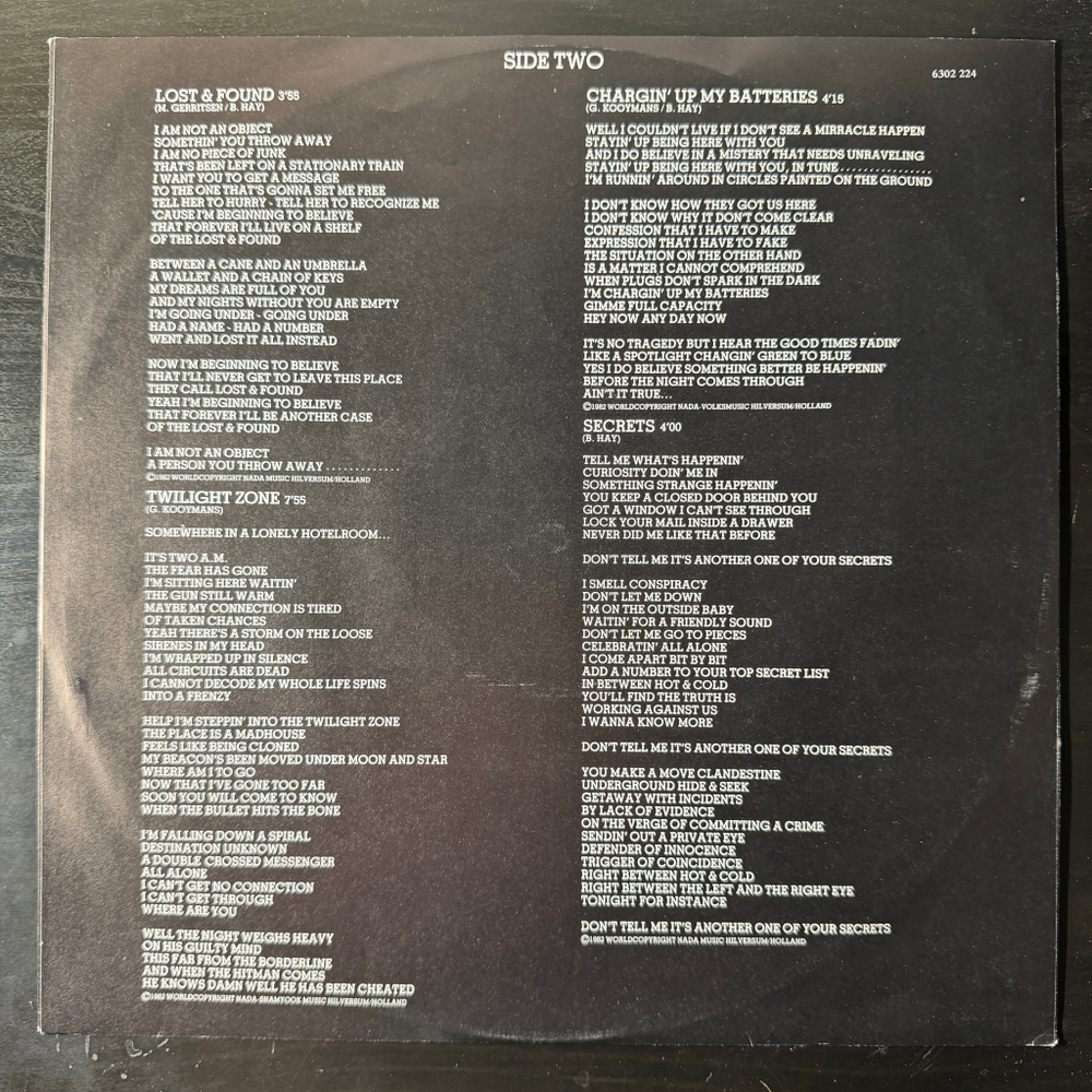 Golden Earring ‎– Cut (Голландия 1982г.)