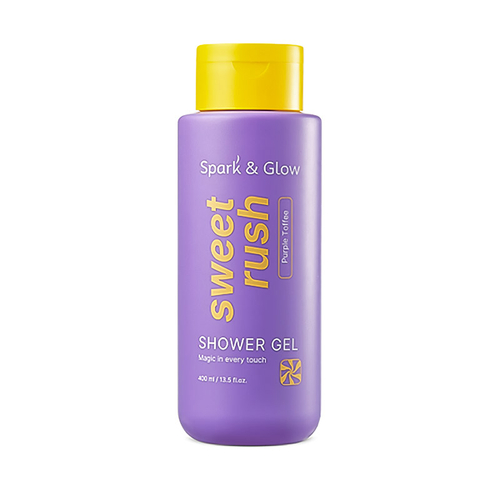 Spark'&Glow Body wash purple toffee scent