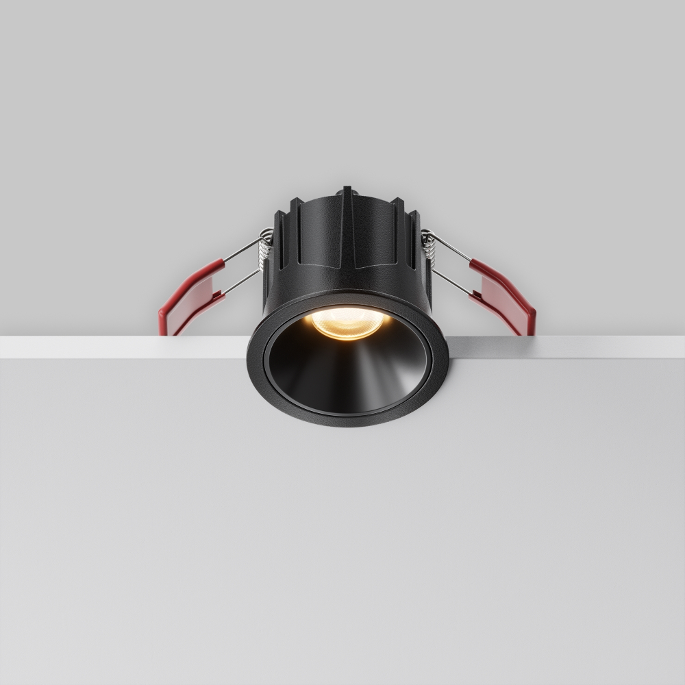 Встраиваемый светодиодный светильник Maytoni Alfa LED DL043-01-10W2.7K-RD-B