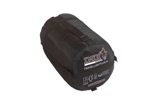 Спальный мешок INDI Traveller Plus L-zip от -12 °C (одеяло с подголовником 195+35X85 см)