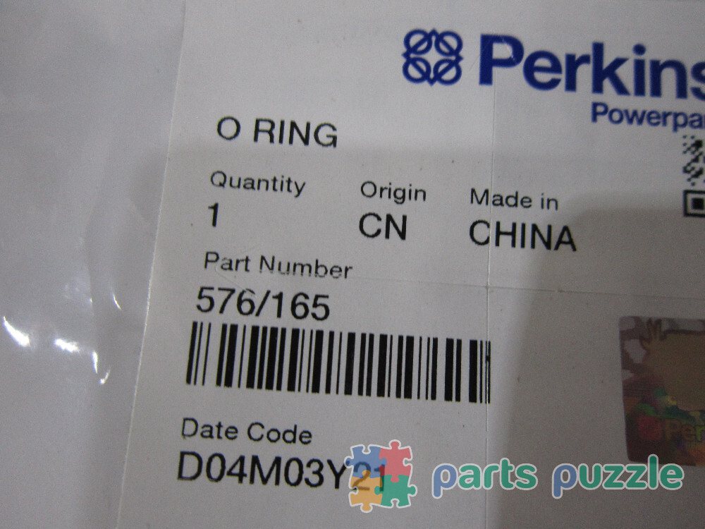 Кольцо уплотнительное / O RING АРТ: 576/165