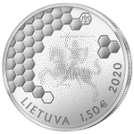 1,5 евро 2020 Литва - древнее пчеловодство