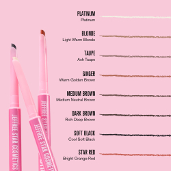 Jeffree Star Cosmetics Brow Designer Pencil - Точный карандаш для бровей оттенок Ginger, 0 g
