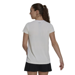 Женская теннисная футболка Adidas HEAT.RDY Tee W - white/ambient blush