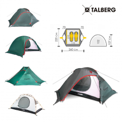Палатка Talberg Explorer 2 Pro [TLT-061] (каркас 9.5 мм)