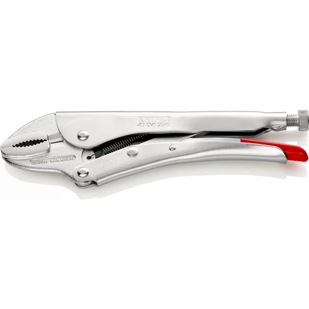 Клещи зажимные никелирование 250 мм Knipex 41 04 250