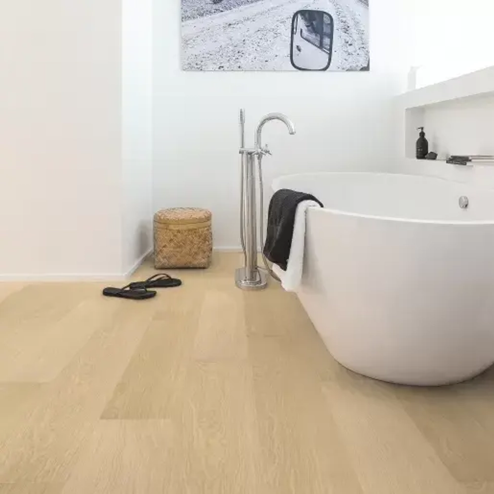 Ламинат Quick-Step Impressive IM 3105 Доска белого дуба лакированная