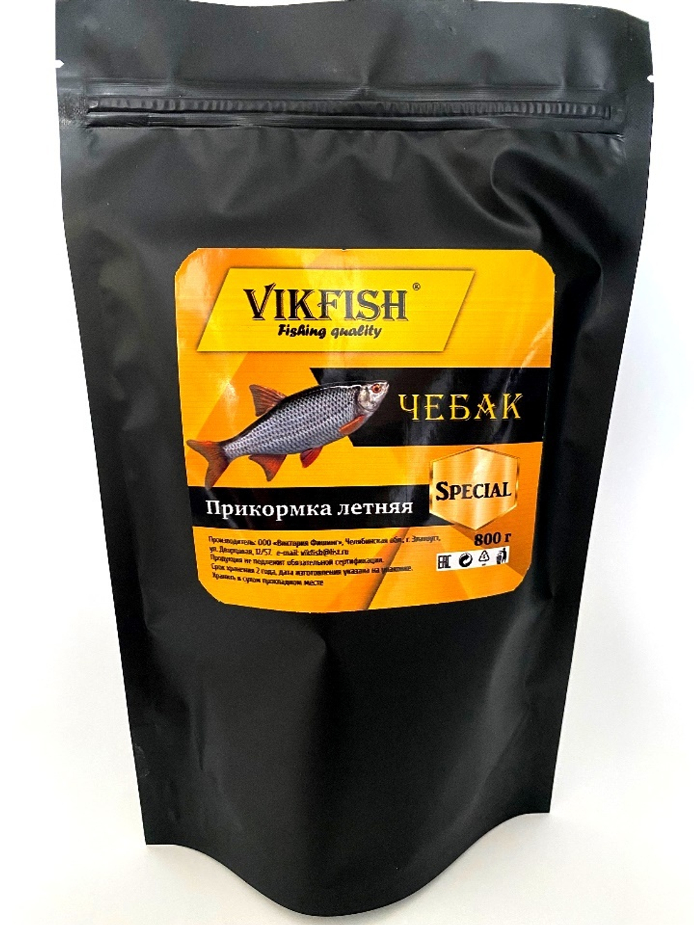 Прикормка VIKFISH Special  Летняя (Чебак) 800гр.