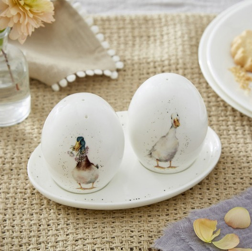 Набор солонки и перечницы "Забавная фауна. Утки", Wrendale Designs, Royal Worcester