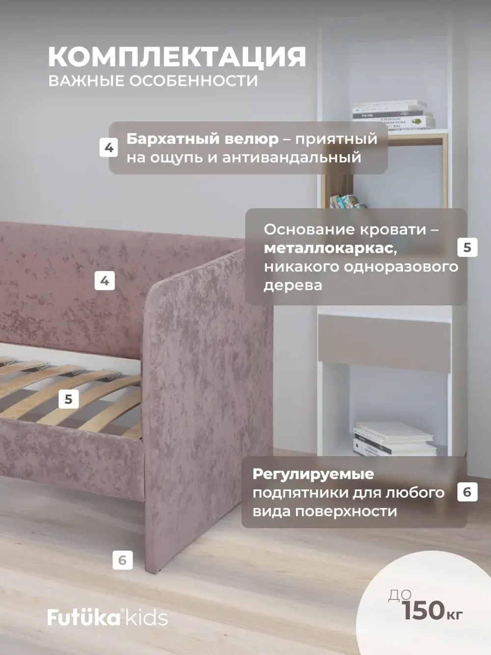 Диван - кровать Лило 180х90 см ткань Небби