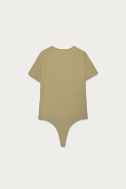 ZARA X MARISA BERENSON БОДИ С КОРОТКИМИ РУКАВАМИ, ХАКИ