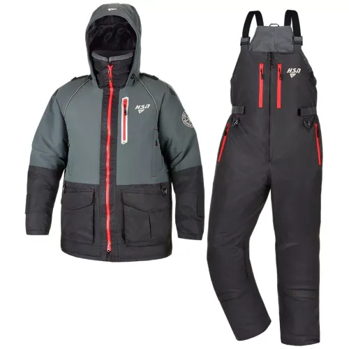 Костюм-поплавок мужской зимний "Rescuer VII comfort" -45, hardguard, серый, ХСН