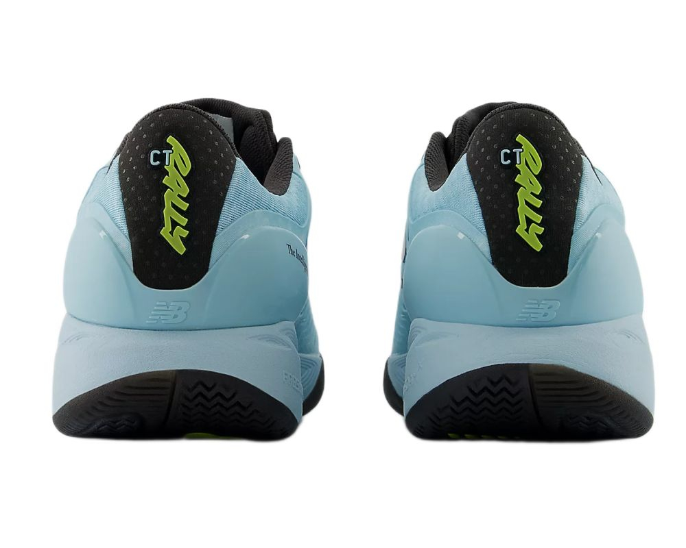 Теннисные кроссовки New Balance Fresh Foam X CT-Rally V2 - light blue/black/neon yellow