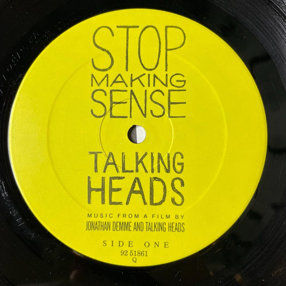 Винтажная виниловая пластинка LP Talking Heads Stop Making Sense (Canada 1984)