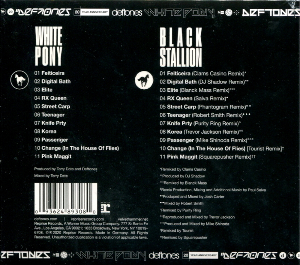 Deftones / White Pony (20th Anniversary Edition)(2CD)